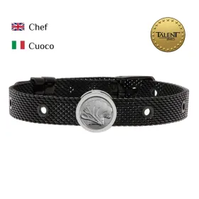 Unisex Käevõru Chef Talent Jewels TJA-3-05-03-2-235 Must