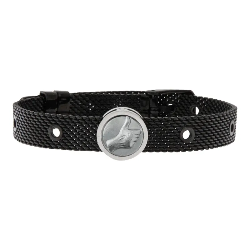 Unisex Bracelet Optimistic Talent Jewels TJA-5-13-03-2-235 Black