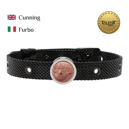 Abiejų lyčių apyrankė Cunning Talent Jewels TJA-5-07-02-2-235 Juoda