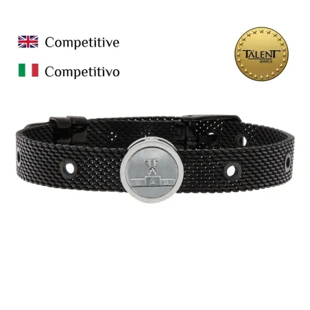 Unisex Bracelet Competitive Talent Jewels TJA-5-04-03-2-235 Black