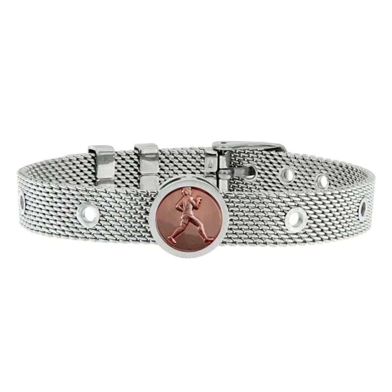 Miesten rannekorut Talent Jewels TJA-1-19-02-1-215 Hopeinen