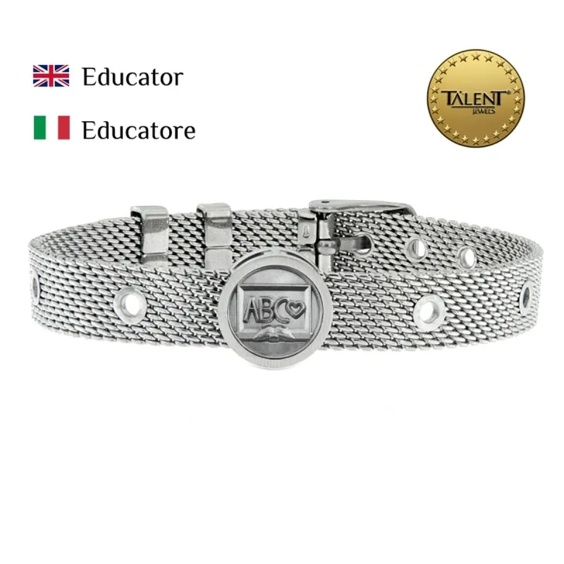Unisex Käevõru Educator Talent Jewels TJA-2-06-03-1-235 Hõbedane