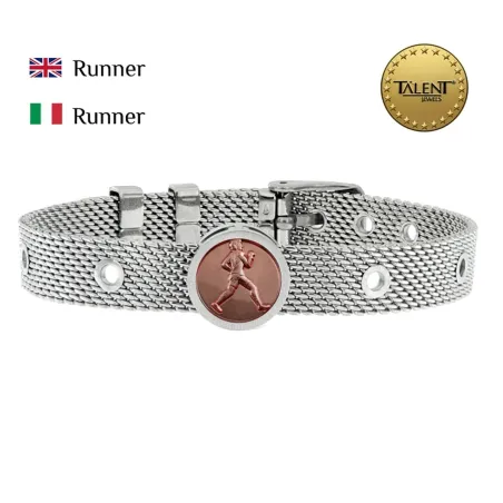 Unisex Aproce Runner Talent Jewels TJA-1-19-02-1-235 Sudrabains