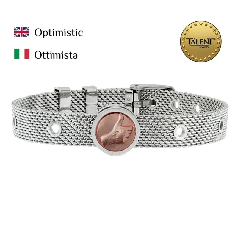 Unisex Käevõru Optimistic Talent Jewels TJA-5-13-02-1-235 Hõbedane