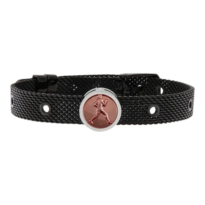 Unisex rannekorut Runner Talent Jewels TJA-1-19-02-2-235 Musta