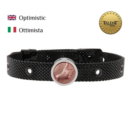 Unisex rannekorut Optimistic Talent Jewels TJA-5-13-02-2-235 Musta