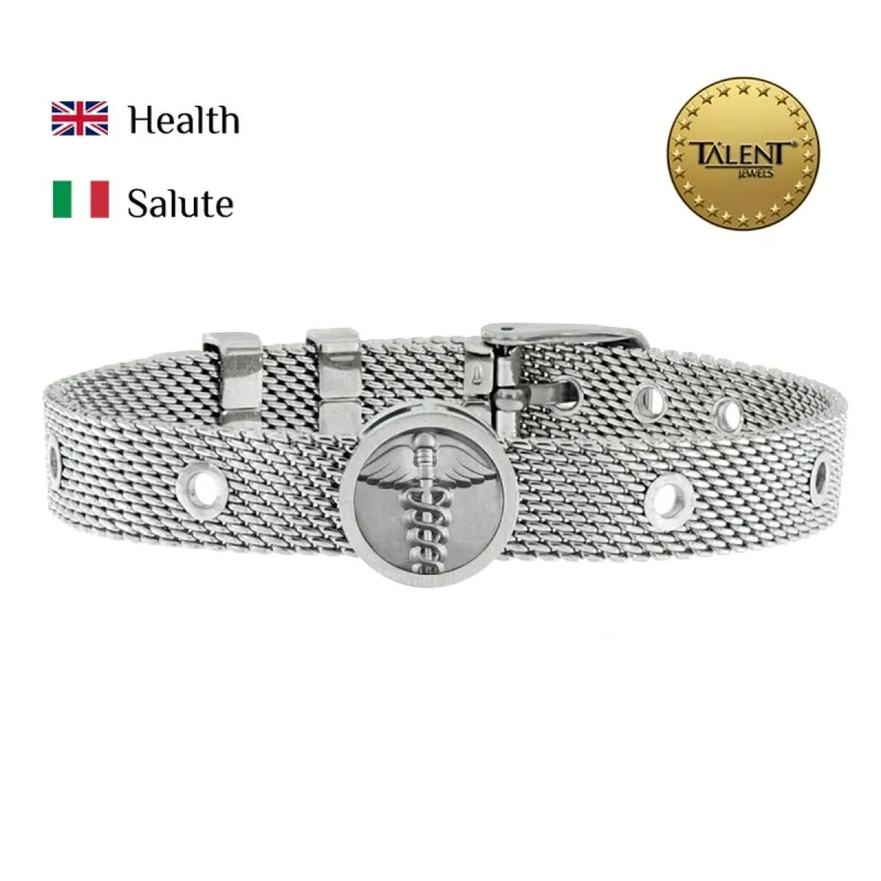 Unisex Käevõru Health Talent Jewels TJA-2-04-03-1-235 Hõbedane