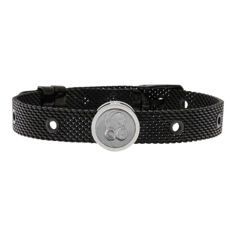 Unisex Bracelet Deejay Talent Jewels TJA-4-05-03-2-235 Black