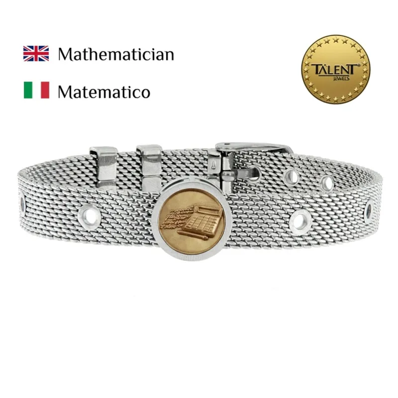 Unisex Käevõru Mathematician Talent Jewels TJA-2-02-01-1-235 Hõbedane