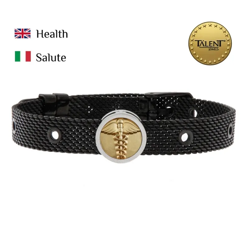 Unisex Käevõru Health Talent Jewels TJA-2-04-01-2-235 Must