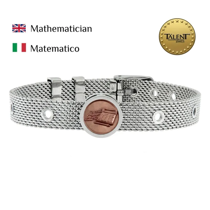 Unisex Käevõru Mathematician Talent Jewels TJA-2-02-02-1-235 Hõbedane