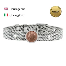 Unisex Käevõru Courageous Talent Jewels TJA-5-05-02-1-235 Hõbedane