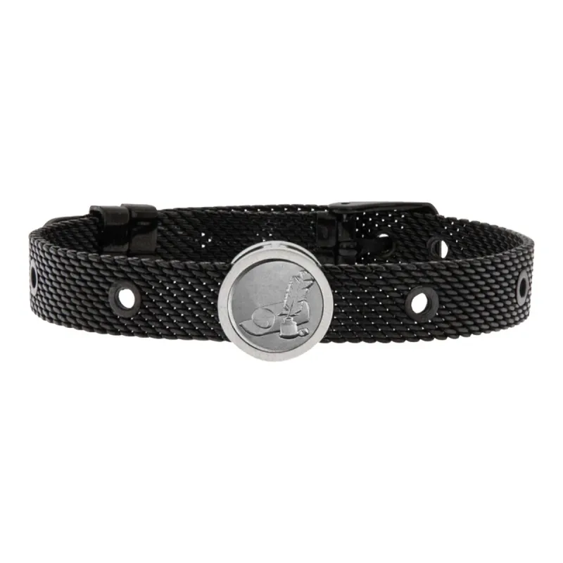 Unisex Bracelet Poet Talent Jewels TJA-3-12-03-2-235 Black