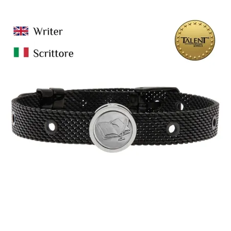 Браслеты унисекс Writer Talent Jewels TJA-3-14-03-2-235 Чёрный