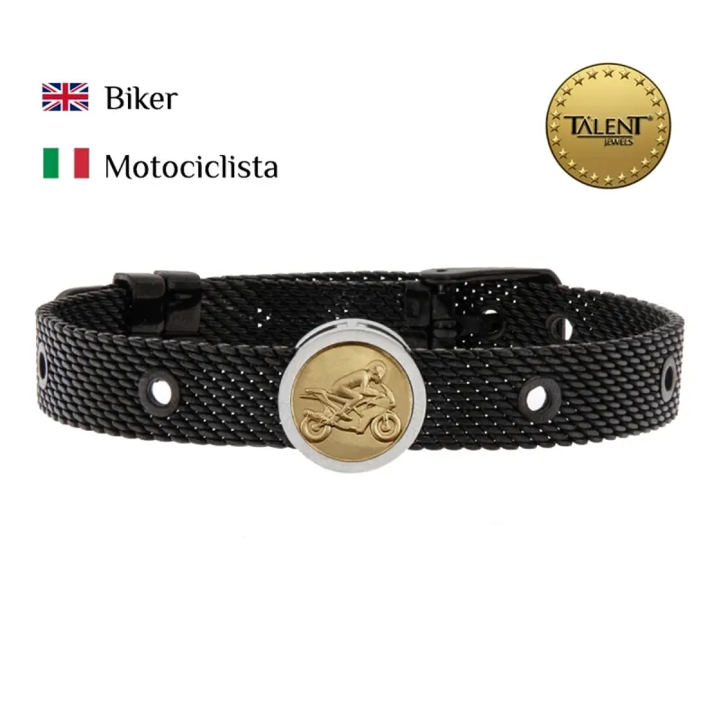 Unisex Aproce Biker Talent Jewels TJA-1-09-01-2-235 Melns