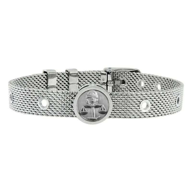 Браслеты унисекс Law Talent Jewels TJA-2-05-03-1-235 Серебристый