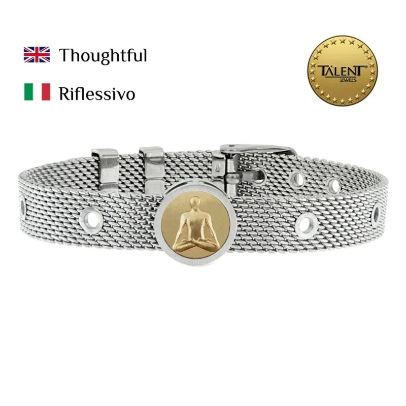 Unisex Bracelet Thoughtful Talent Jewels TJA-5-10-01-1-235 Silver