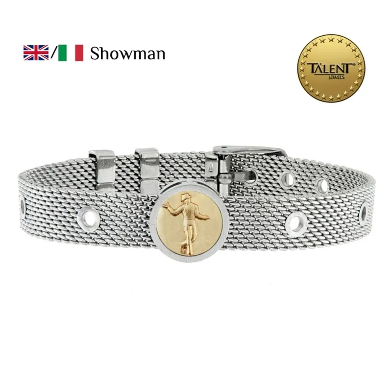Unisex Aproce Showman Talent Jewels TJA-3-17-01-1-235 Sudrabains