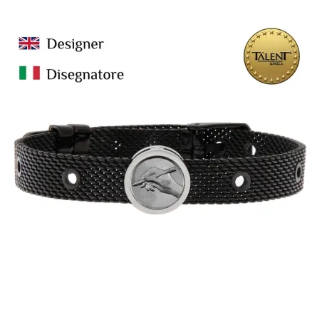Unisex Bracelet Designer Talent Jewels TJA-3-06-03-2-235 Black