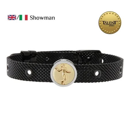 Unisex Bracelet Showman Talent Jewels TJA-3-17-01-2-235 Black