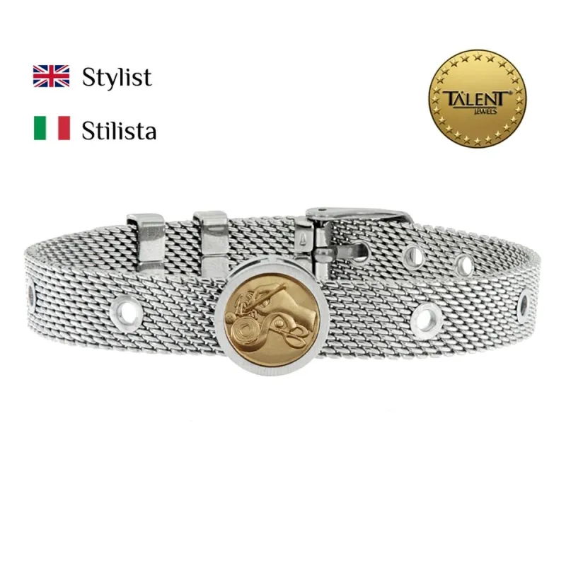Unisex Bracelet Stylist Talent Jewels TJA-3-16-01-1-235 Silver