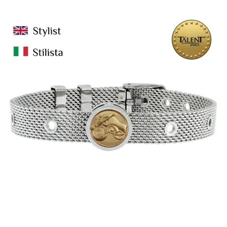 Браслеты унисекс Stylist Talent Jewels TJA-3-16-01-1-235 Серебристый