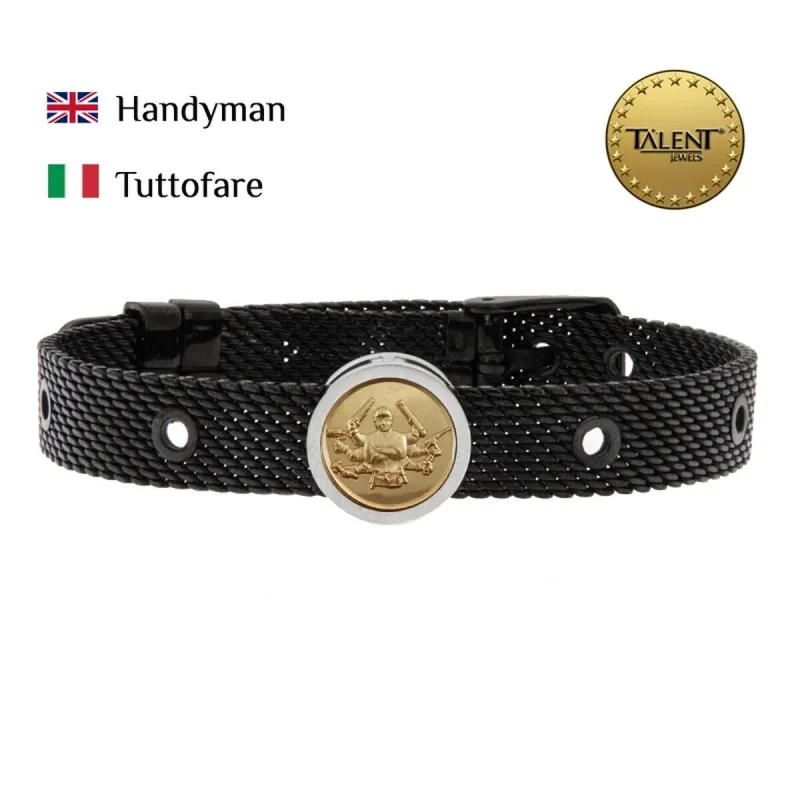 Unisex Aproce Handyman Talent Jewels TJA-2-03-01-2-235 Melns