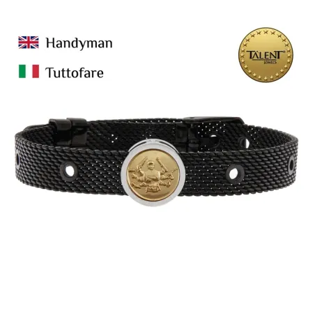 Unisex rannekorut Handyman Talent Jewels TJA-2-03-01-2-235 Musta