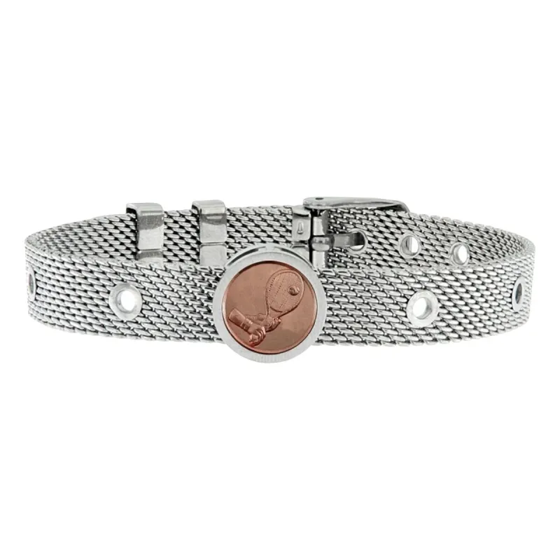 Unisex Käevõru Tennis Player Talent Jewels TJA-1-18-02-1-235 Hõbedane