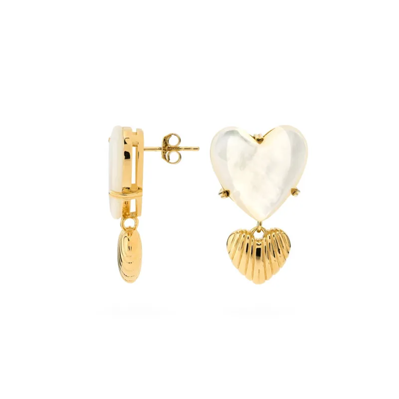 Ladies' Earrings 24KAE 42490Y Golden