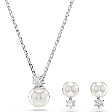 Naiste Kaelakee ja Kõrvarõngaste Komplekt Swarovski 5689624