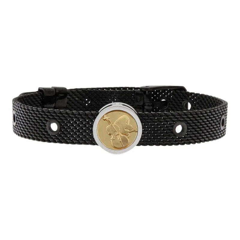 Unisex Aproce Violinist Talent Jewels TJA-4-09-01-2-235 Melns