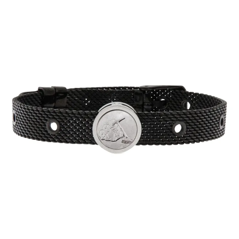 Unisex Bracelet Stubborn Talent Jewels TJA-5-11-03-2-235 Black