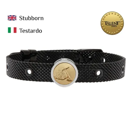 Браслеты унисекс Stubborn Talent Jewels TJA-5-11-01-2-235 Чёрный