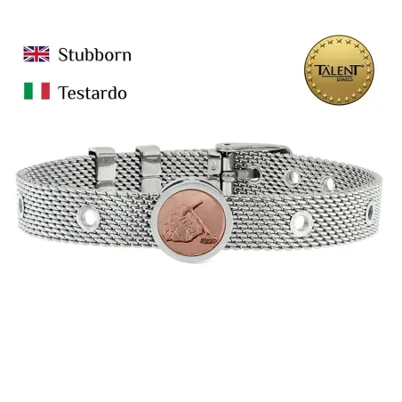 Unisex Bracelet Stubborn Talent Jewels TJA-5-11-02-1-235 Silver