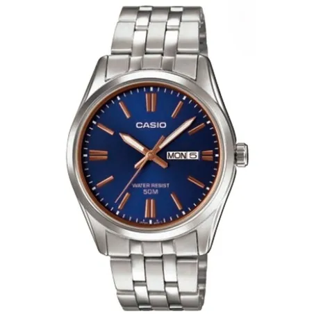 Laikrodis vyrams Casio DATE, BRACELET - BLUE (Ø 38 mm)