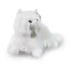 Rappa - Plush realistic mascot Persian cat white lying 30 cm Eco-Friendly