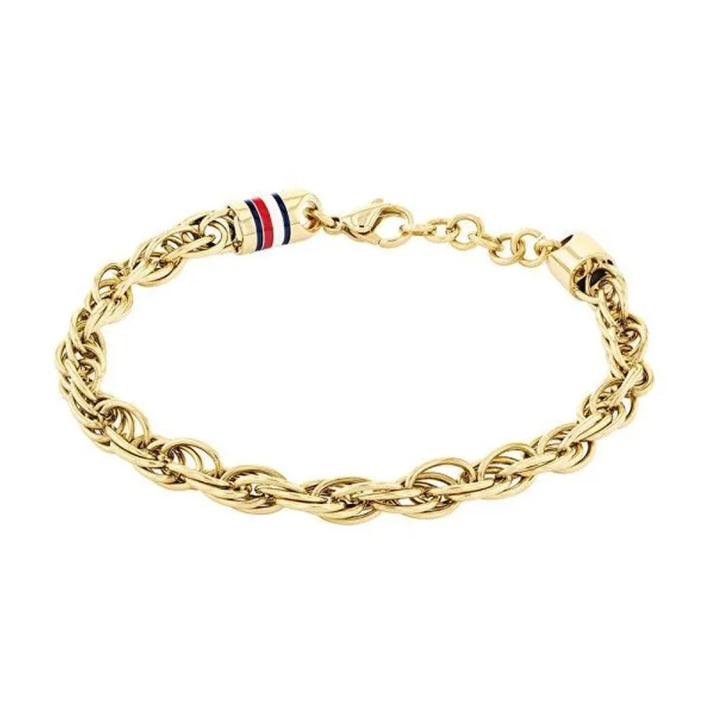 Meeste Käevõru Tommy Hilfiger 2790500 Sterlinghõbe 925 Kuldne
