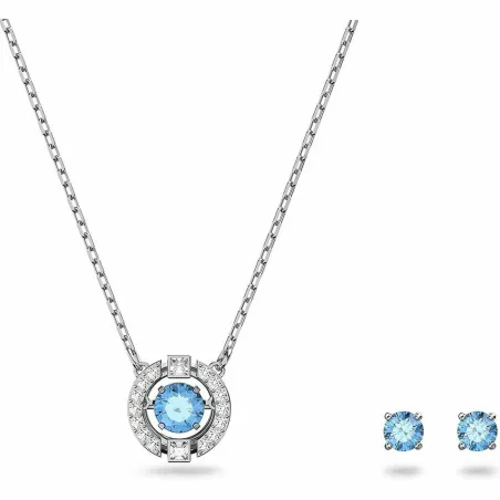 Moteriškas vėrinys bei suderintų aukskarų komplektas Swarovski 5480485