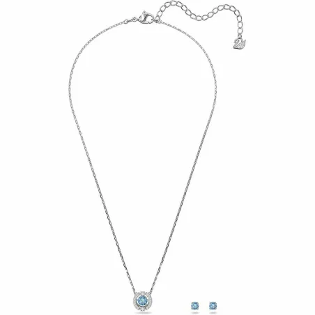 Moteriškas vėrinys bei suderintų aukskarų komplektas Swarovski 5480485