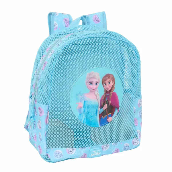 Beach backpack Frozen Celeste 30,5 x 24 x 18 cm Children's