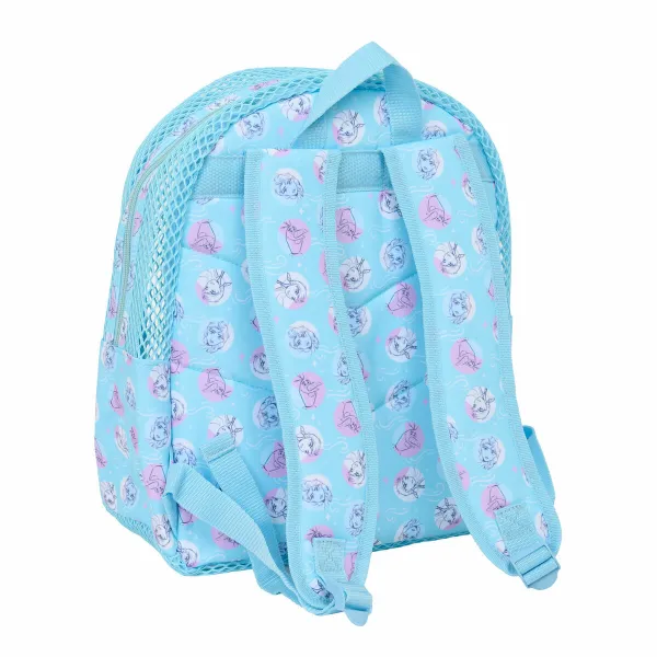 Beach backpack Frozen Celeste 30,5 x 24 x 18 cm Children's