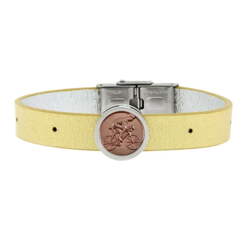 Miesten rannekorut Talent Jewels TJA-1-01-02-3-2 Keltainen