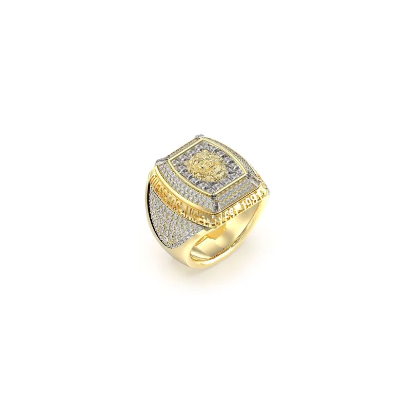 Мужские кольца Guess JUMR05002JWYG66 Позолоченный