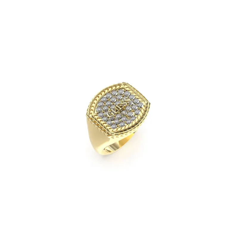 Мужские кольца Guess JUMR05019JWYG62 Позолоченный