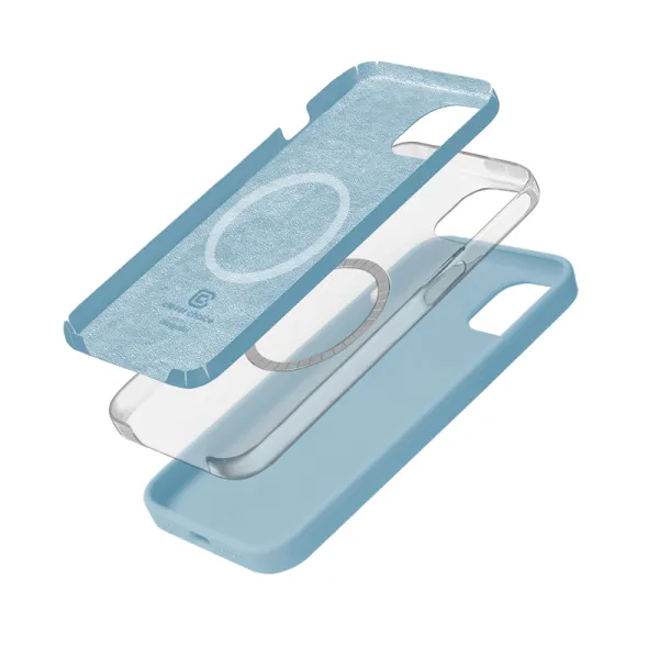 Crong Color Cover Magnetic - iPhone 15 MagSafe Case (Blue)