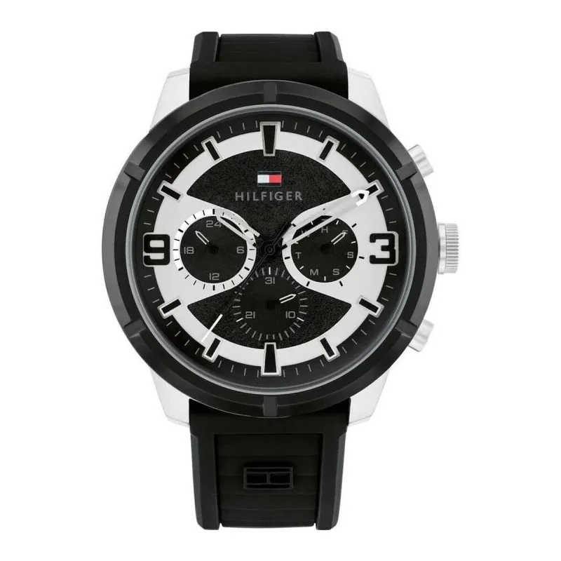 Meeste Kell Tommy Hilfiger 1792074 Must (Ø 45 mm)