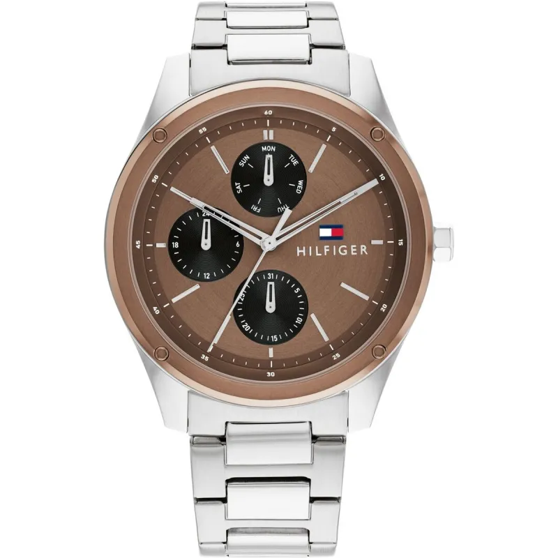Мужские часы Tommy Hilfiger 1710533 Серебристый (Ø 43 mm)