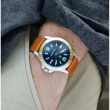 Мужские часы Tommy Hilfiger 1710529 Коричневый (Ø 46 mm)