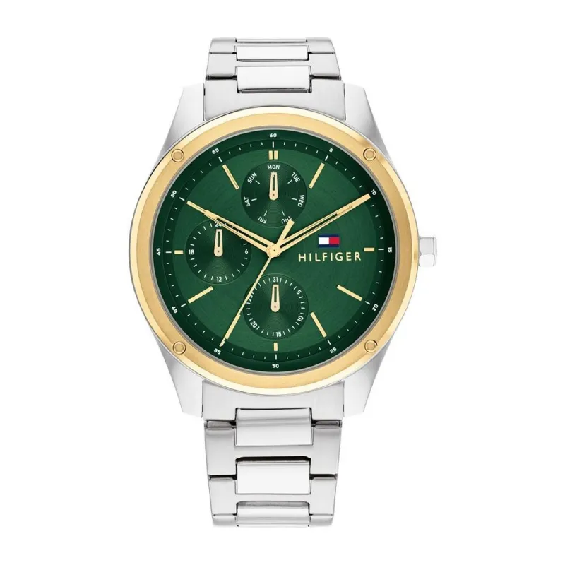 Vīriešu Pulkstenis Tommy Hilfiger 1710537 Sudrabains (Ø 43 mm)